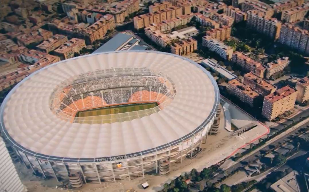 The plans for Nou Mestalla